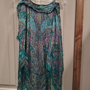 Boho paisley skirt size small